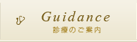Guidance診療のご案内
